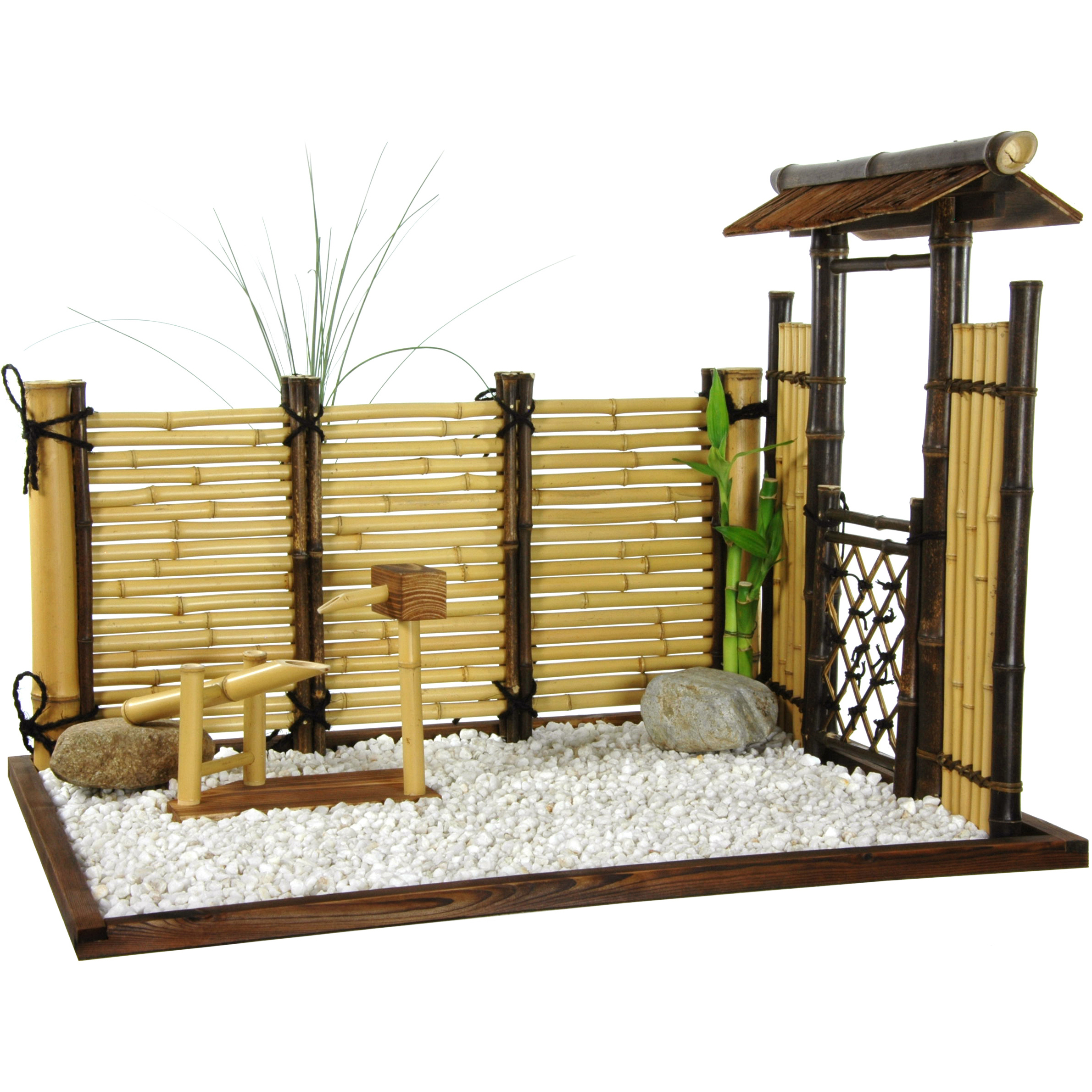 Bambú muebles orientales Mini Jardín Zen | eBay