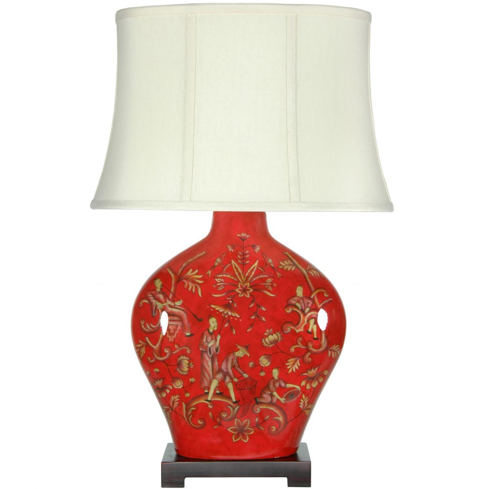 Asian Porcelain Lamp 41