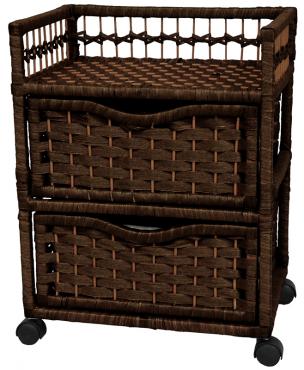 Natural Fiber Chest of Drawers