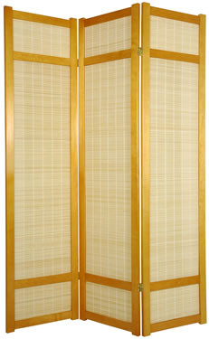 Bamboo Matchstick Room Divider