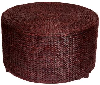 Natural Fiber Ottoman