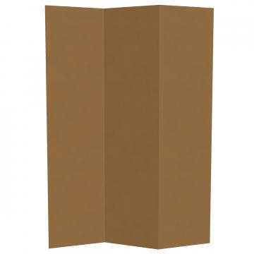 6 ft. Tall Brown Temporary Cardboard Folding Screen