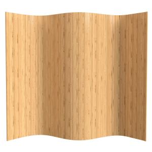 OrientalFurniture.com: 6 ft. Tall Reversible Bamboo Wave Screen