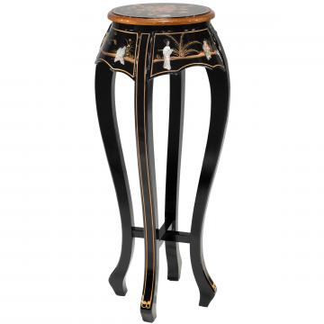 Black Lacquer Plant Stand - Royal Ladies