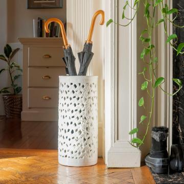 20" Bamboo Lattice Umbrella Stand
