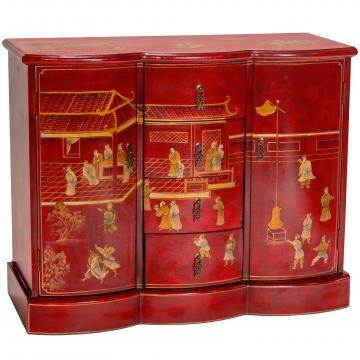 Red Lacquer Cabinet - Courtyard