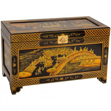 Black Lacquer Trunk - Ching Ming