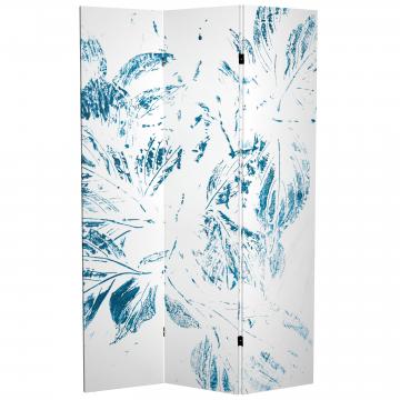 6 ft. Tall Double Sided Pure Leaves Canvas Room Divider