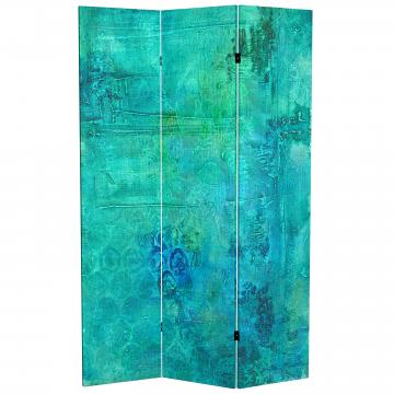 6 ft. Tall Double Sided Water Bird Canvas Room Divider