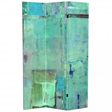 6 ft. Tall Double Sided Aurora Canvas Room Divider