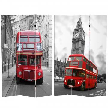 6 ft. Tall Double Decker Bus Room Divider