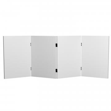 2 ft. Short Do It Yourself Canvas Folding Screen