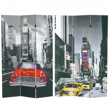 6 ft. Tall New York City Taxi Double Sided Room Divider