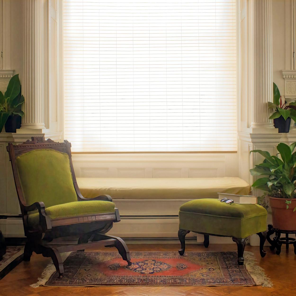 Rice Paper Cordless Window Shade Blinds White