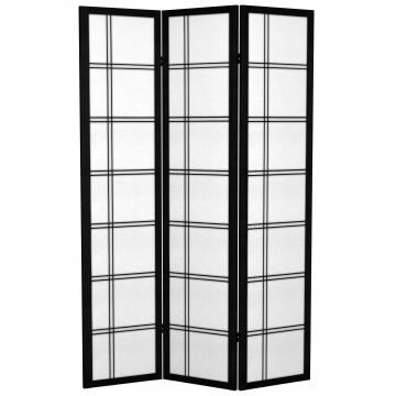6 ft. Tall Printed on Canvas Double Cross Room Divider