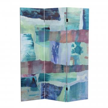 5 ft. Tall Ocean Dance Canvas Room Divider