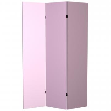 6 ft. Tall Double Sided Lilac Palette Canvas Room Divider