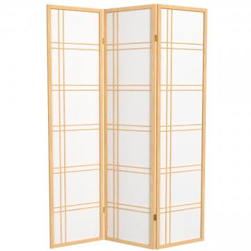 6 ft. Tall Double Cross Shoji Screen