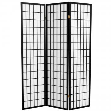 6 ft. Tall Window Pane Shoji Screen