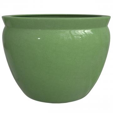 12" Celadon Porcelain Fishbowl Planter
