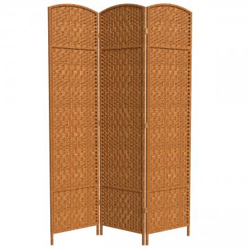 7 ft. Tall Diamond Weave Room Divider