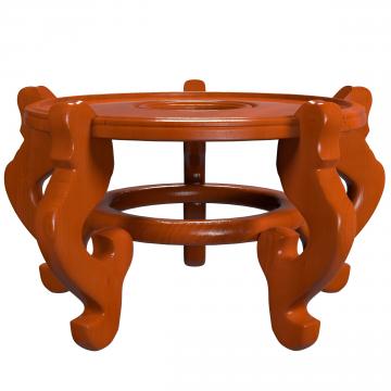 Rosewood Fishbowl Stand - Honey