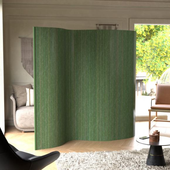 Oriental Furniture 6 ft. Tall Bamboo Wave Screen - Thumbnail 3
