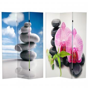 6 ft. Tall Double Sided Zen Room Divider