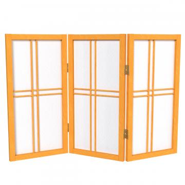 2 ft. Short Desktop Double Cross Shoji Screen