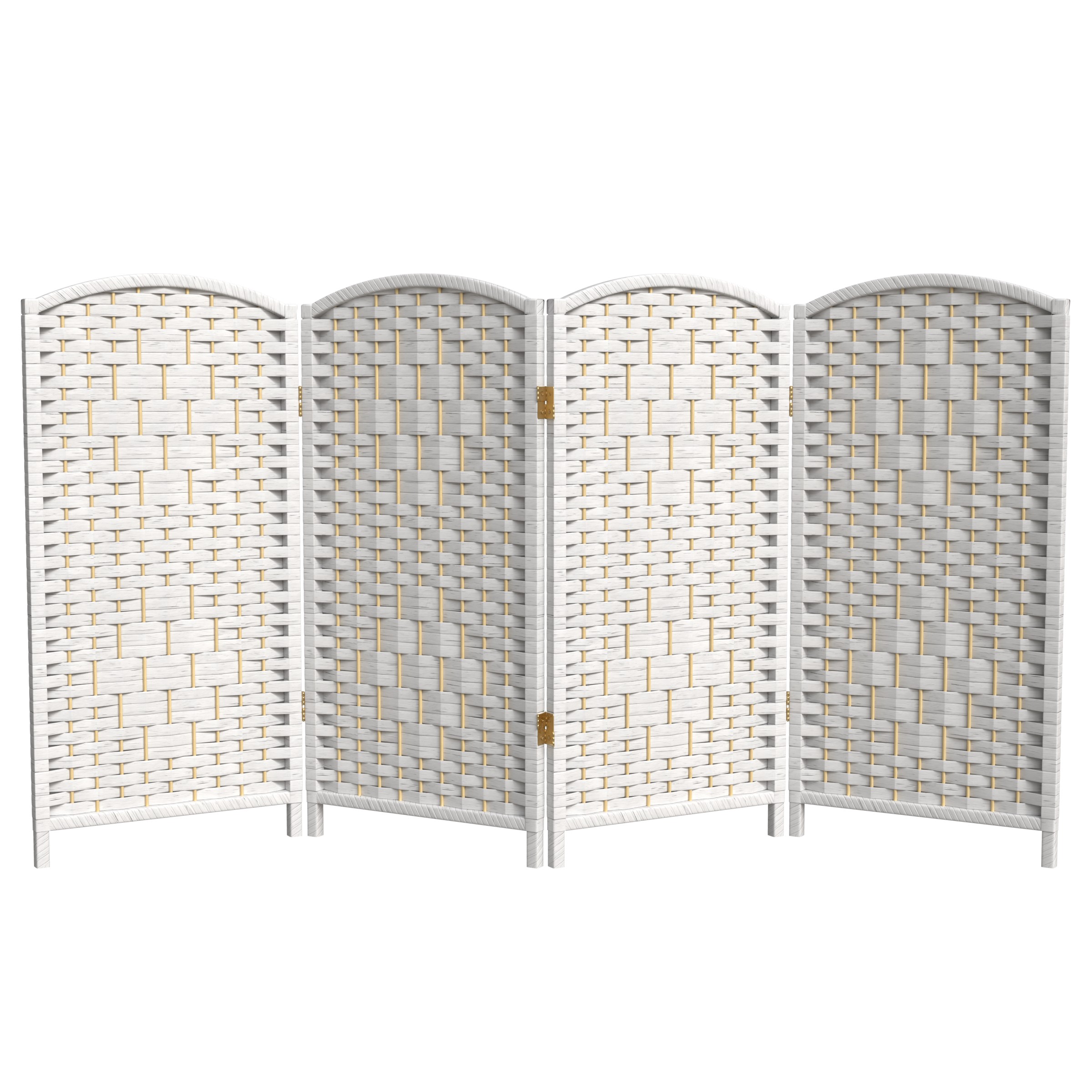 OrientalFurniture.com: 3 ft. Short Diamond Weave Fiber Folding Screen
