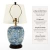 Classic Blue & White Porcelain Jar Table Lamp