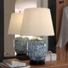 Classic Blue & White Porcelain Jar Table Lamp