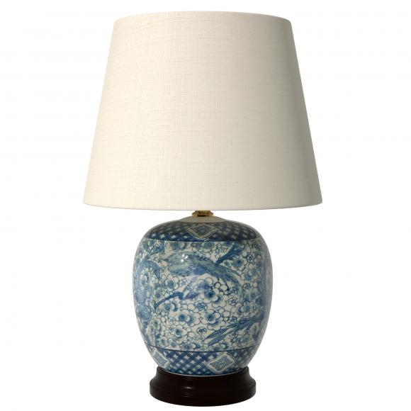 Oriental Furniture Classic Blue and W...