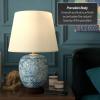 Classic Blue & White Porcelain Jar Table Lamp