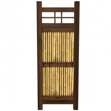 4 ft. x 1 &frac12; ft. Japanese Bamboo Kumo Fence