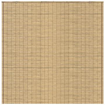 Burnt Bamboo Cordless Window Shade - Tortoise