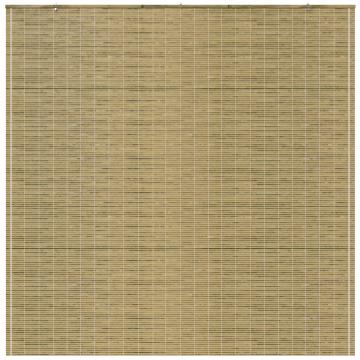 Burnt Bamboo Cordless Window Shade - Natural