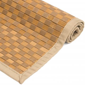 Checkerboard Rug - Natural