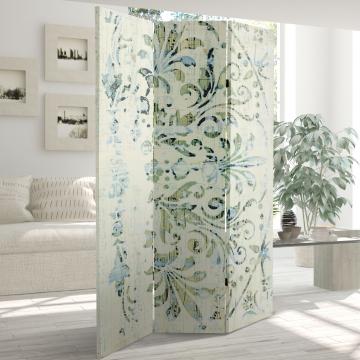 6 ft. Tall Alabaster Muse Canvas Room Divider