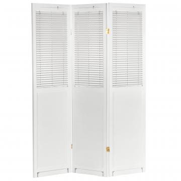 6 ft. Tall Adjustable Shutter Room Divider