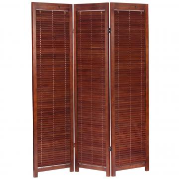 6 ft. Tall Adjustable Shutter Room Divider