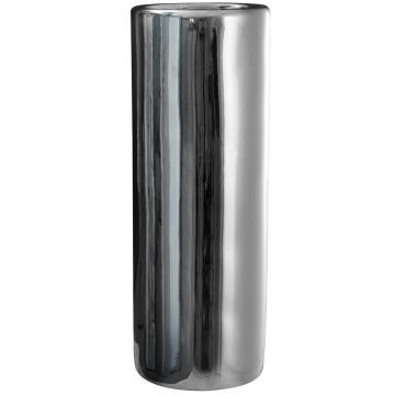 24" Pure Silver Porcelain Umbrella Stand