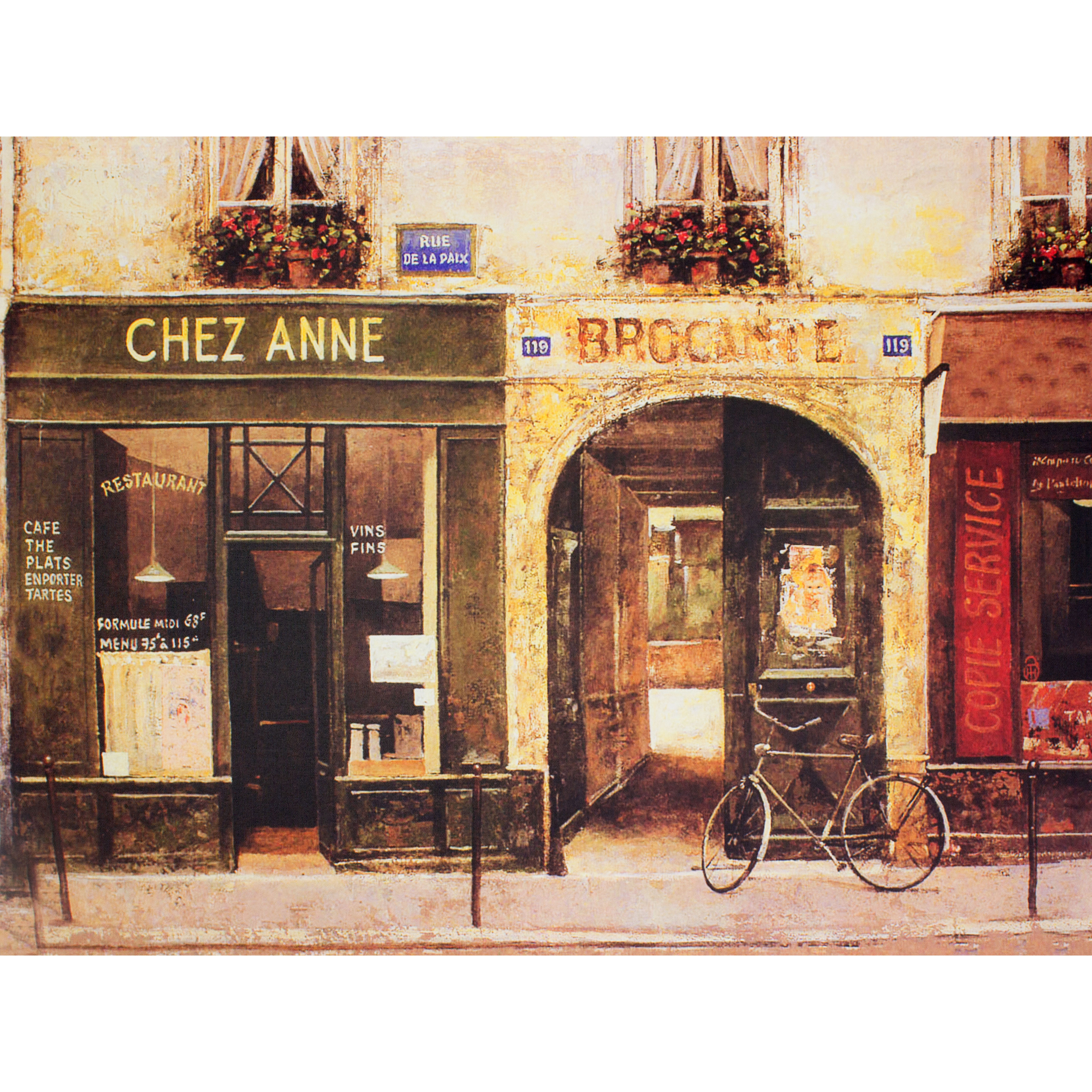 Buy Parisian Cafe Wall Art Online (CAN-ART-CAFE2) | Satisfaction Guaranteed