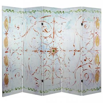 5 ft. Tall Winter's Peace Canvas Room Divider