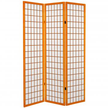 6 ft. Tall Printed on Canvas Window Pane Room Divider