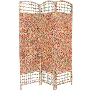 5 1/2 ft. Tall Recycled Magazine Room Divider