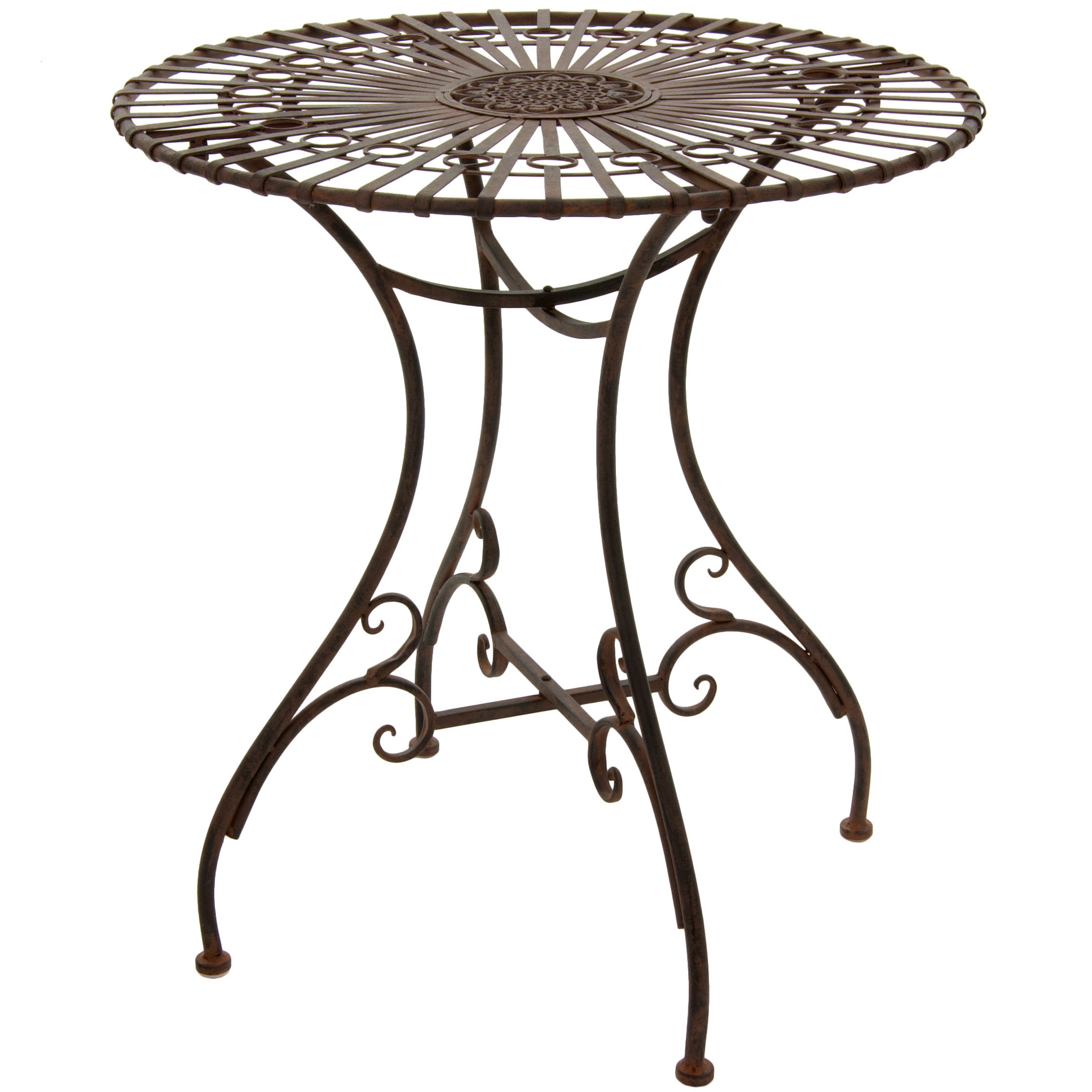 Buy Rustic Garden Table - Rust Patina Online (GF-TABLE1-RST ...