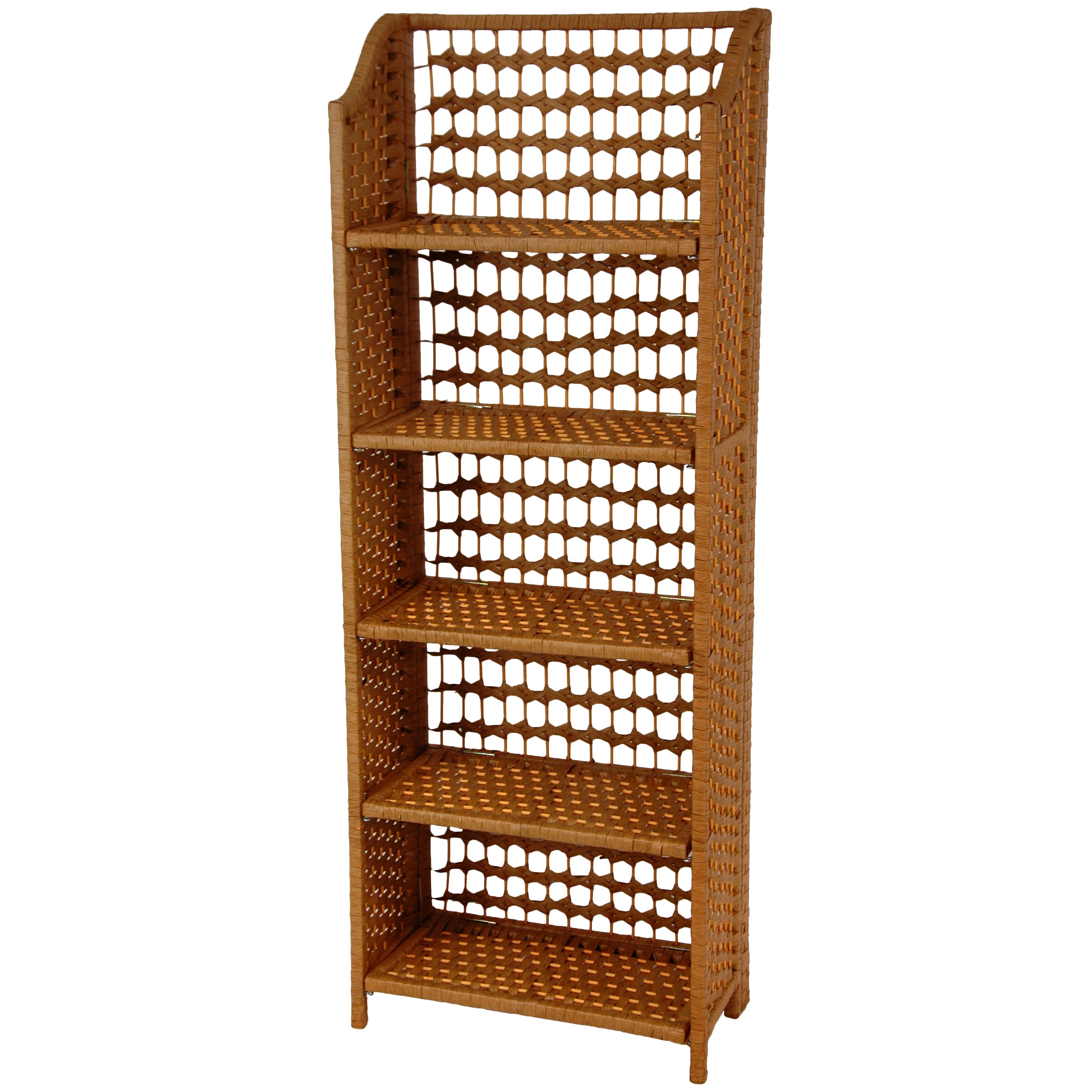 Buy 53" Natural Fiber Shelving Unit Online (JH090185) Satisfaction