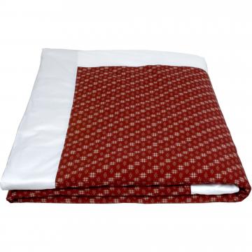 Kake Futon Comforter with Red Kasuri Cover Single