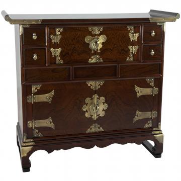 Korean Double Cabinet Design Scholar's Chest